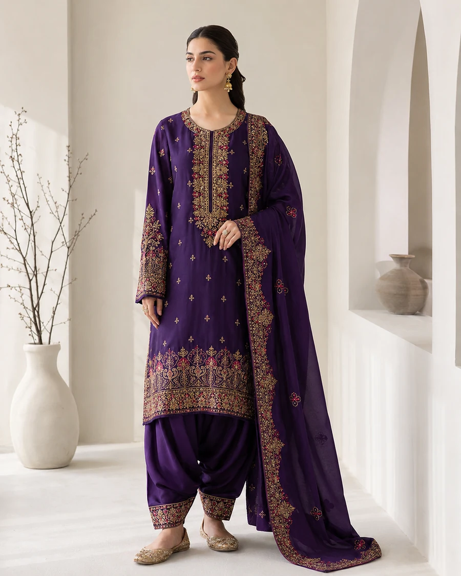 Emerald Punjabi Salwar Dress