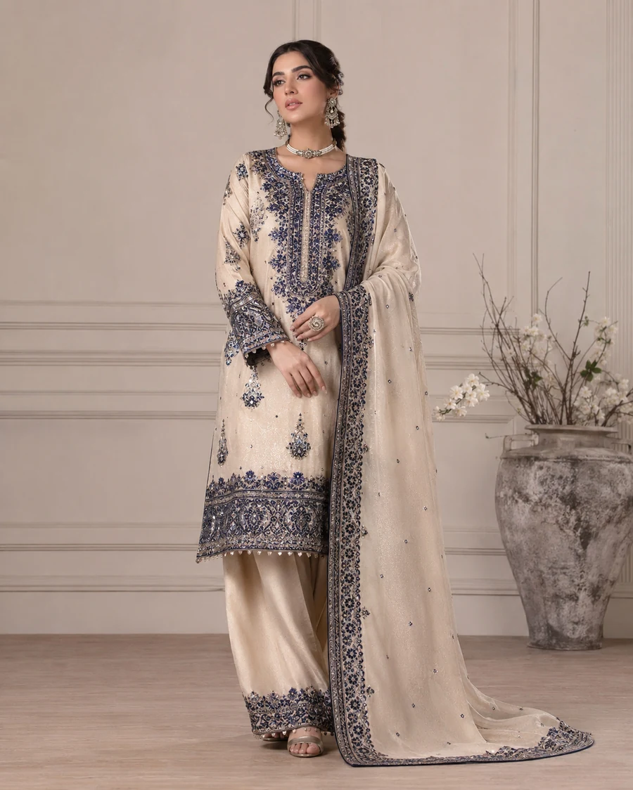 Ivory Rose Punjabi Salwar Dress